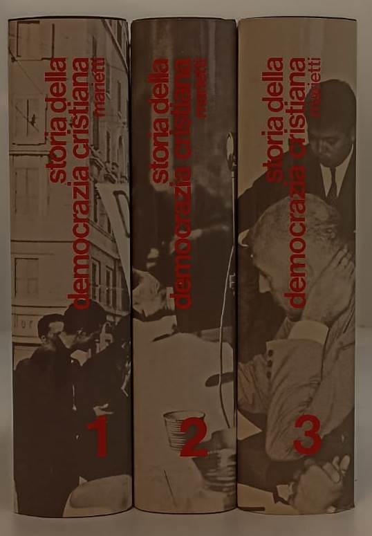 LS- STORIA DELLA DEMOCRAZIA CRISTIANA 3 VOLUMI - DI LALLA- MARIETTI --- 1979- CS- YFS