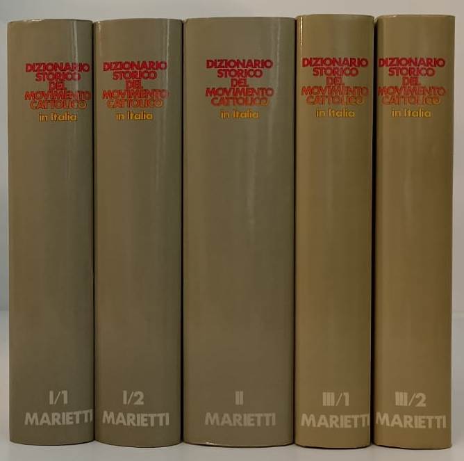 LS- DIZIONARIO STORICO DEL MOVIMENTO CATTOLICO IN ITALIA 1860/1980 5 VOLUMI- YFS