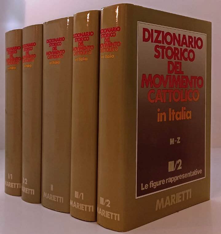 LS- DIZIONARIO STORICO DEL MOVIMENTO CATTOLICO IN ITALIA 1860/1980 5 VOLUMI- YFS