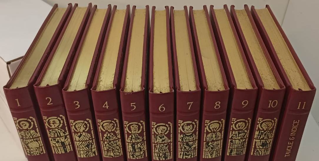 LD- STORIA DEI SANTI E DELLA SANTITA' CRISTIANA 11 VOLUMI- GROLIER- 1991- C- YFS