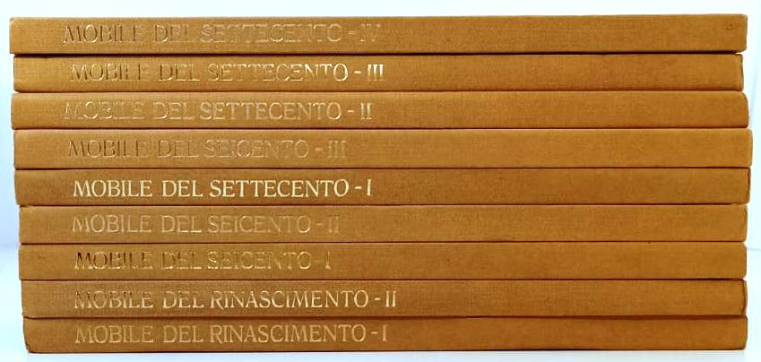 LT- DOCUMENTI D'ANTIQUARIATO IL MOBILE 9 VOLUMI -- DeAGOSTINI--- 1986- C- YFS907