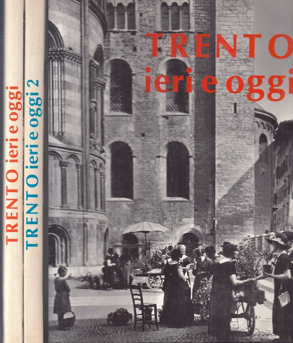 LV- TRENTO IERI E OGGI 2 VOLUMI - POLA MOSNA - TEMI --- 1976- CS- YFS533