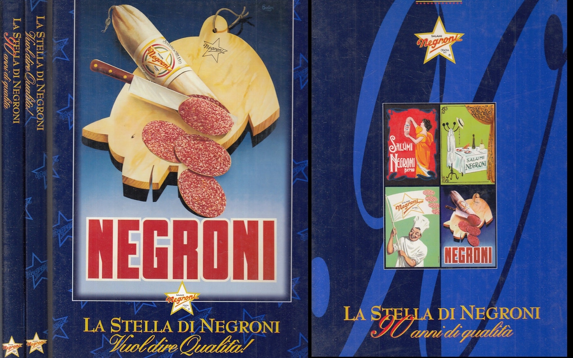 LZ- LA STELLA DI NEGRONI 90 ANNI QUALITA' 2 VOLUMI-- ARRIGONI--- 1996- CS-YFS950