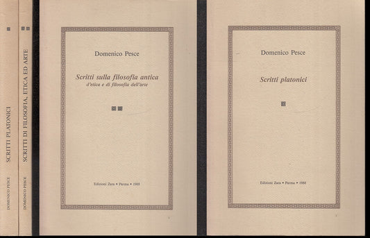 LS- SCRITTI PLATONICI FILOSOFIA ANTICA D'ETICA - PESCE - ZARA--- 1988- B- ZFS155
