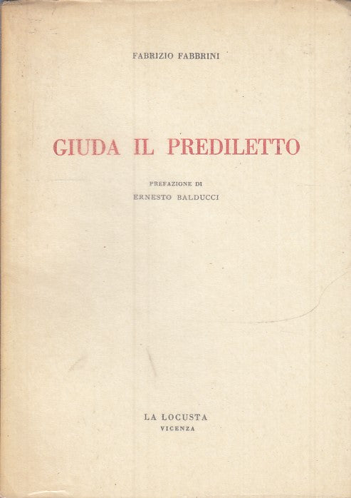 LS- GIUDA IL PREDILETTO - FABRIZIO FABBRINI - LA LOCUSTA --- 1965 - B- ZTS633