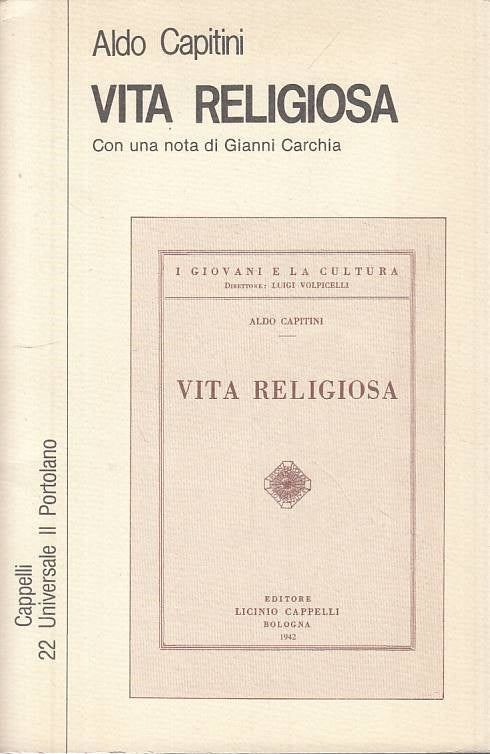 LS- VITA RELIGIOSA - CAPITINI - CAPPELLI - PORTOLANO -- 1985 - B - YTS661