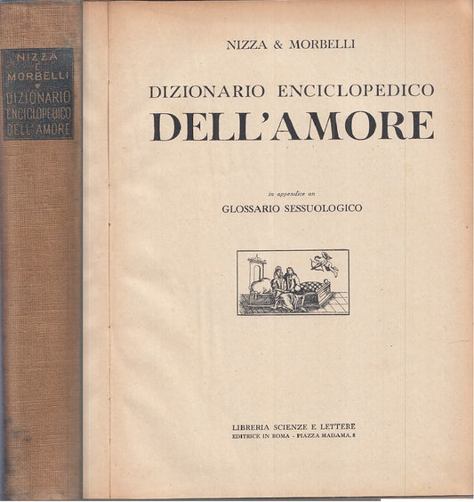 LZ- DIZIONARIO ENCICLOPEDICO DELL'AMORE - NIZZA - ROMA --- 1948 - C - YDS435
