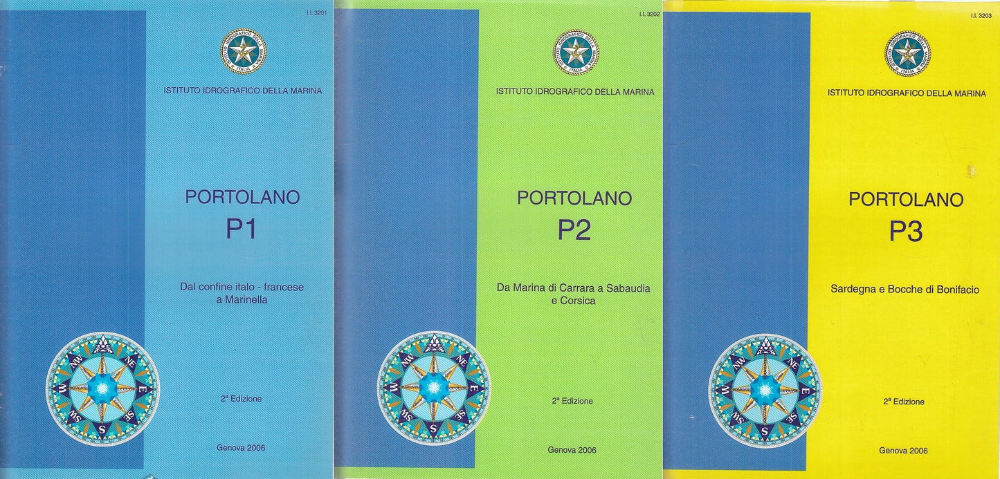 LZ- PORTOLANO P1 P2 P3 -- ISTITUTO IDROGRAFICO DELLA MARINA --- 2006 - B- YFS857