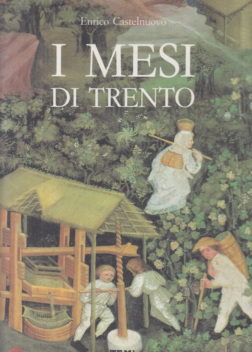 LT- I MESI DI TRENTO AFFRESCHI TORRE AQUILA GOTICO-- TEMI --- 1990 - CS - YFS852
