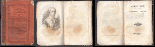 ALCUNE PROSE - GIAMBATISTA GIOVIO - GIOVANNI SILVESTRI --- 1824 - B - XFS105