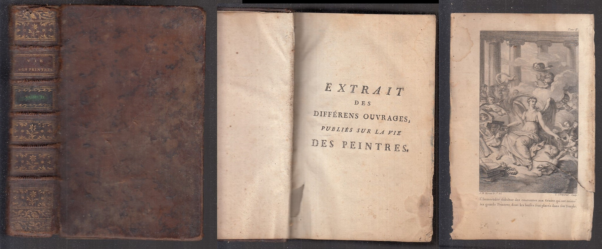 LH- EXTRAIT DIFFERENS OUVRAGES TOME II SETTECENTINA -- RUAULT--- 1776- C- XFS106