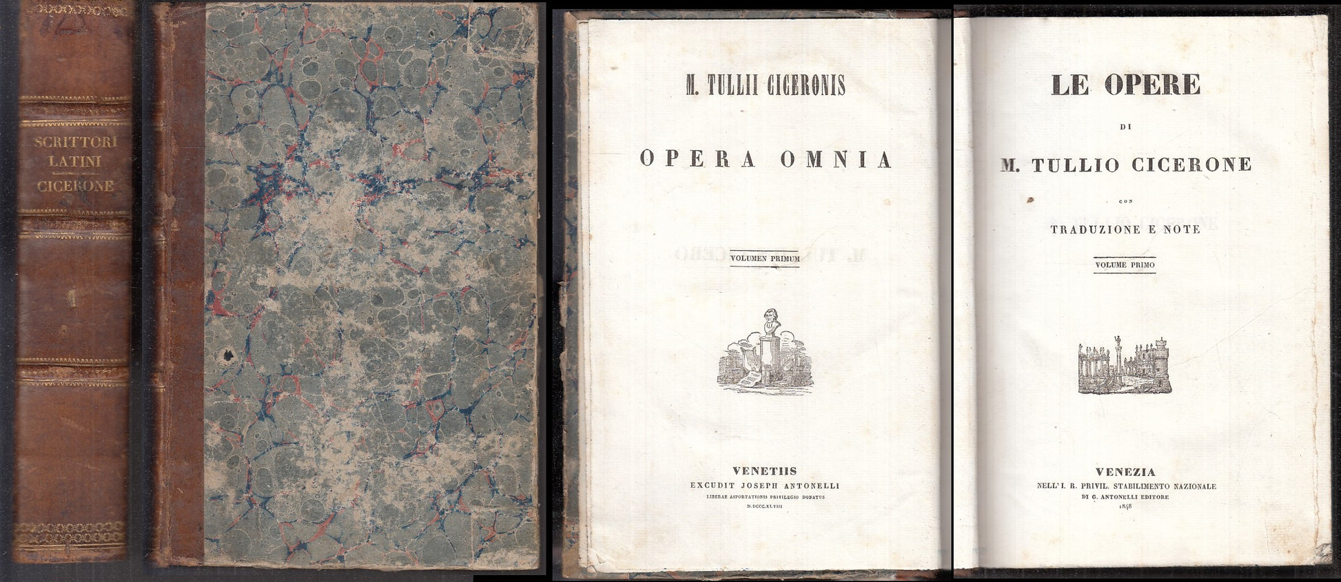 LH- LE OPERE TRADUZIONE NOTE VOLUME 5 - STAZIO - ANTONELLI --- 1840 - C - XFS107