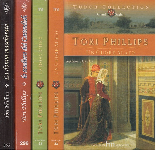 BLOCCO 4 ROMANZI HARMONY - PHILLIPS - MONDADORI --- 2007 - B - BRH506