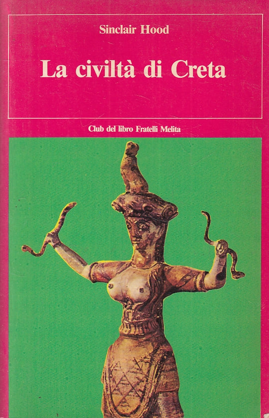 LS- LA CIVILTA' DI CRETA - SINCLAIR HOOD - FRATELLI MELITA --- 1981 - B - ZFS479