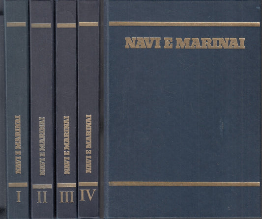 LZ- NAVI E MARINAI 4 VOLUMI UOMINI E AVVENTURE DELL'ITALIA SUL MARE - C- YFS850