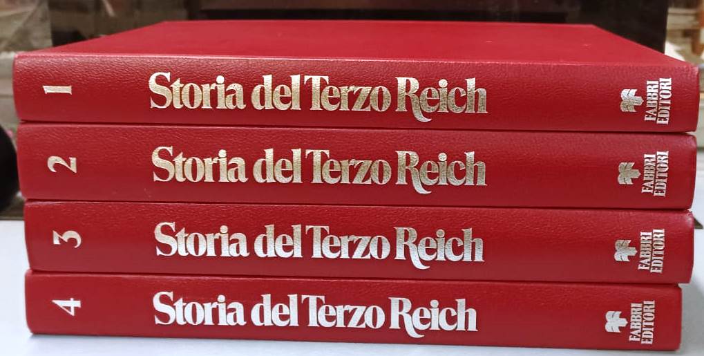 LN- STORIA DEL TERZO REICH 4 VOLUMI RILEGATI - SHIRER - FABBRI --- 1978 - B- ZFS