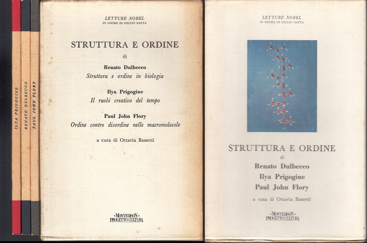 LZ - STRUTTURA E ORDINE - DULBECCO FLORY - MONTEDISON- NOBEL-- 1985- B- ZFS181