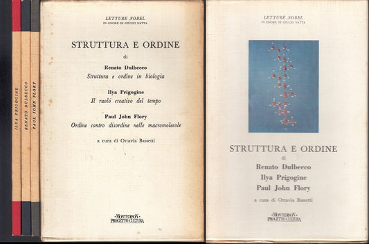 LZ - STRUTTURA E ORDINE - DULBECCO FLORY - MONTEDISON- NOBEL-- 1985- B- ZFS181