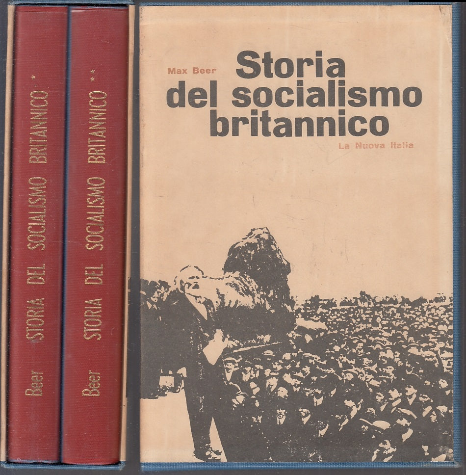 LS- STORIA SOCIALISMO BRITANNICO 2 VOLUMI- BEER- NUOVA ITALIA--- 1964- CS-ZFS155