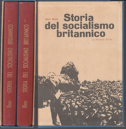 LS- STORIA SOCIALISMO BRITANNICO 2 VOLUMI- BEER- NUOVA ITALIA--- 1964- CS-ZFS155