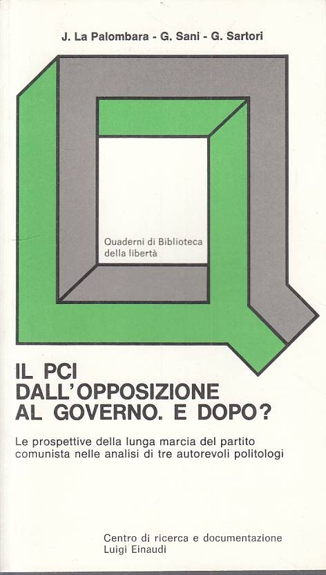 LS- IL PCI DALL'OPPOSIZIONE AL GOVERNO. E DOPO? -- EINAUDI --- 1978 - B - YTS39