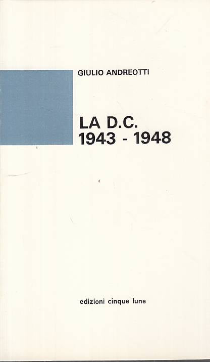 LS- LA D.C. 1943/1948 - ANDREOTTI - 5 LUNE --- 1975 - B - YTS42