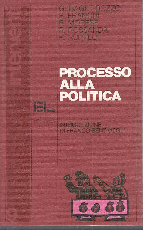 LS- PROCESSO ALLA POLITICA - AA.VV. - EL - INTERVENTI -- 1980 - B - YTS42