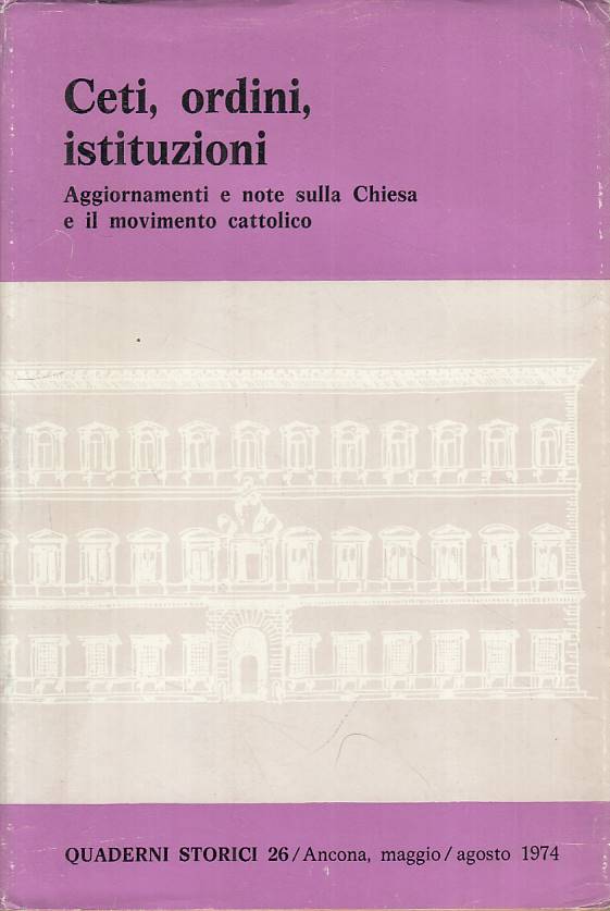 LS- CETI, ORDINI, ISTITUZIONE CHIESA -- ANCONA --- 1974 - BS - YTS42