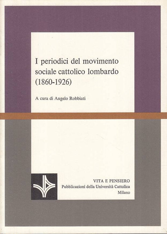 LS- PERIODICI MOVIMENTO SOCIALE CATTOLICO LOMBARDO -- VP --- 1978 - B - YTS316
