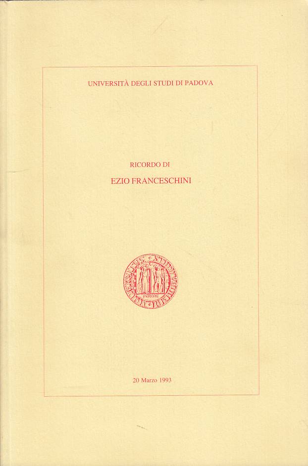 LS- RICORDO DI EZIO FRANCESCHINI -- PADOVA --- 1993 - B - YTS2