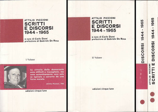LS- SCRITTI E DISCORSI 1944/65 2 VOLL. -- CINQUE LUNE --- 1979 - B - YTS482