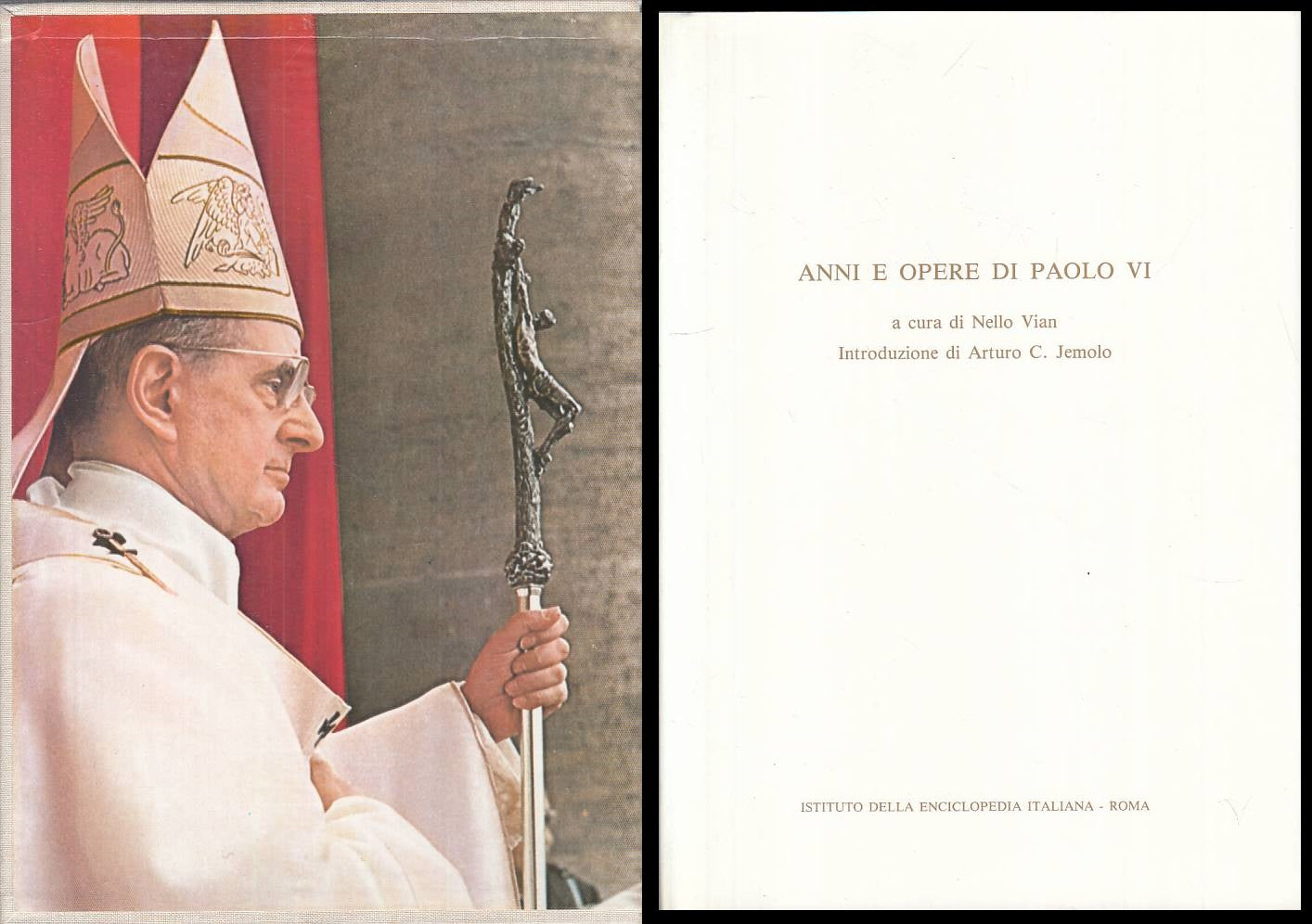 LS- ANNI E OPERE DI PAOLO VI - VIAN - ROMA --- 1978 - CS - YTS487