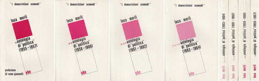 LS- ANTOLOGIA DI "POLITICA" 4 VOLL. - MERLI - EBE --- 1973 - B - YTS251