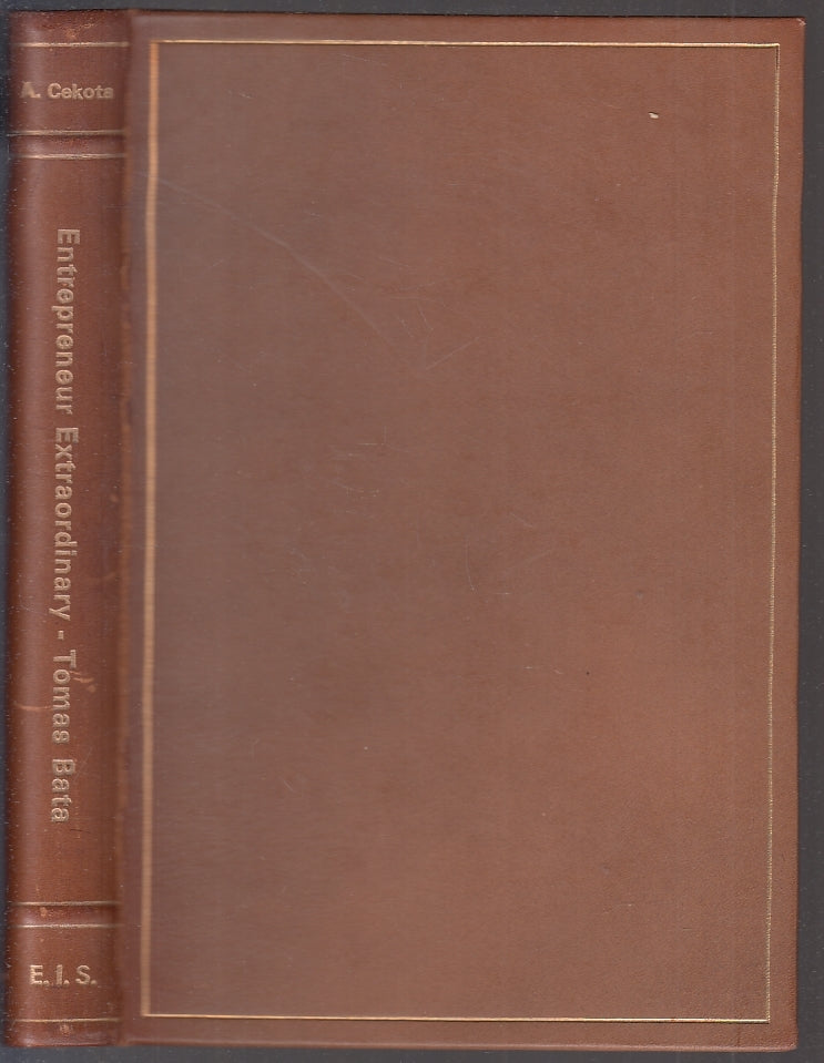 LZ- ENTREPRENEUR EXTRARODINARY BIOGRAPHY OF TOMAS BATA - CEKOTA- 1968- C- ZFS419