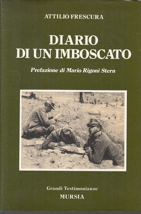 LS- DIARIO DI UN IMBOSCATO - FRESCURA RIGONI STERN - MURSIA--- 1981-  CS- ZFS419