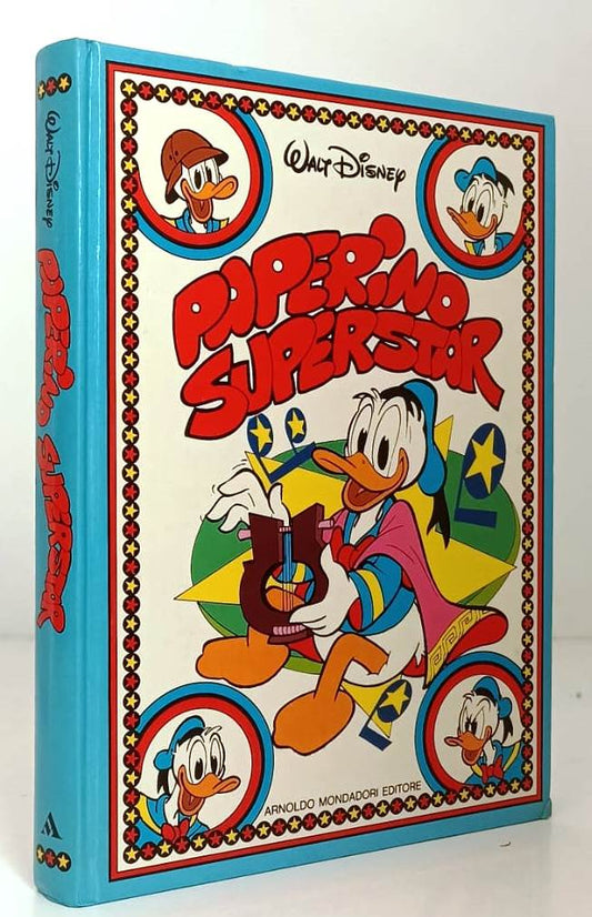 FD- CARTONATO PAPERINO SUPERSTAR -- WALT DISNEY MONDADORI - 1a ED. 1983 - C - VBX