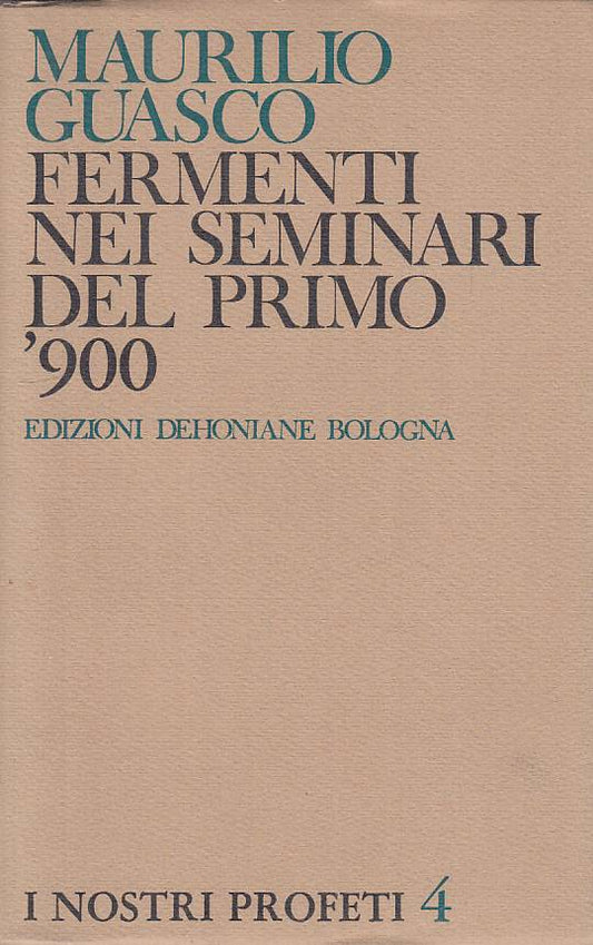 LS- FERMENTI NEI SEMINARI DEL PRIMO '900- GUASCO- DEHONIANE--- 1971 - B - YTS478