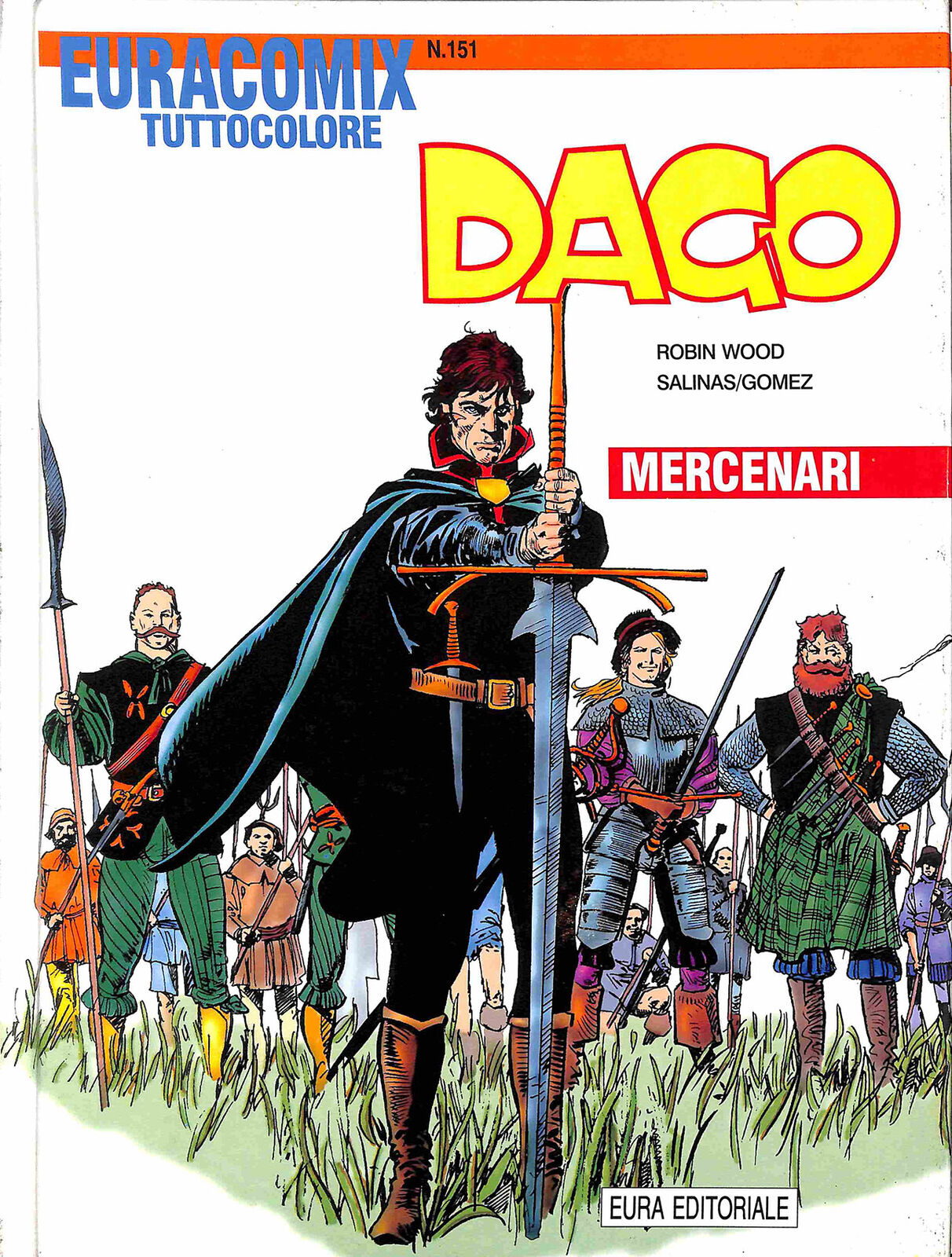 FV- CARTONATO EURACOMIX N.151 DAGO 36 - WOOD SALINAS - EURA - 1994 - C - VBX
