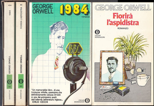 LN- I CAPOLAVORI FIORIRA' L'ASPIDISTRA 1984 - ORWELL- MONDADORI-OSCAR- B- ZFS634
