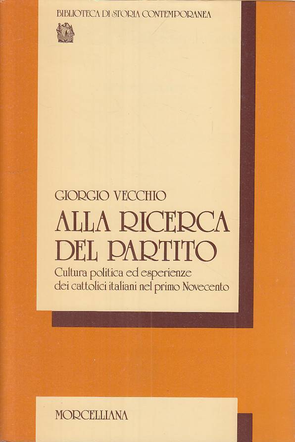 LS- ALLA RICERCA DEL PARTITO - VECCHIO - MORCELLIANA --- 1987 - BS - YTS401