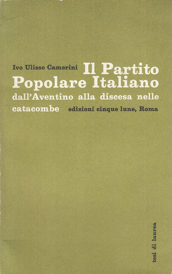 LS- IL PARTITO POPOLARE ITALIANO - CAMERINI - CINQUE LUNE --- 1975 - B - ZTS109