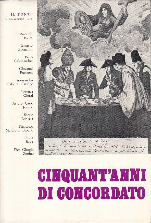 LS- CINQUANT'ANNI DI CONCORDATO - AA.VV. - IL PONTE --- 1979 - BS - YTS629
