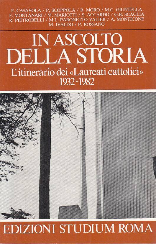 LS- IN ASCOLTO DELLA STORIA 1932/82 - AA.VV. - STUDIUM --- 1984 - B - YTS8