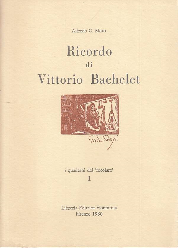 LS- RICORDO DI VITTORIO BACHELET - MORO - FIORENTINA --- 1980 - S - YTS193