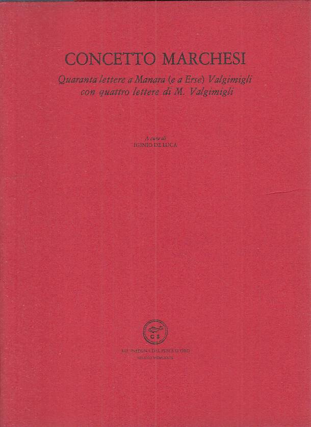 LS- CONCETTO MARCHESI - DE LUCA - INSEGNA PESCE D'ORO --- 1979 - B - YTS414