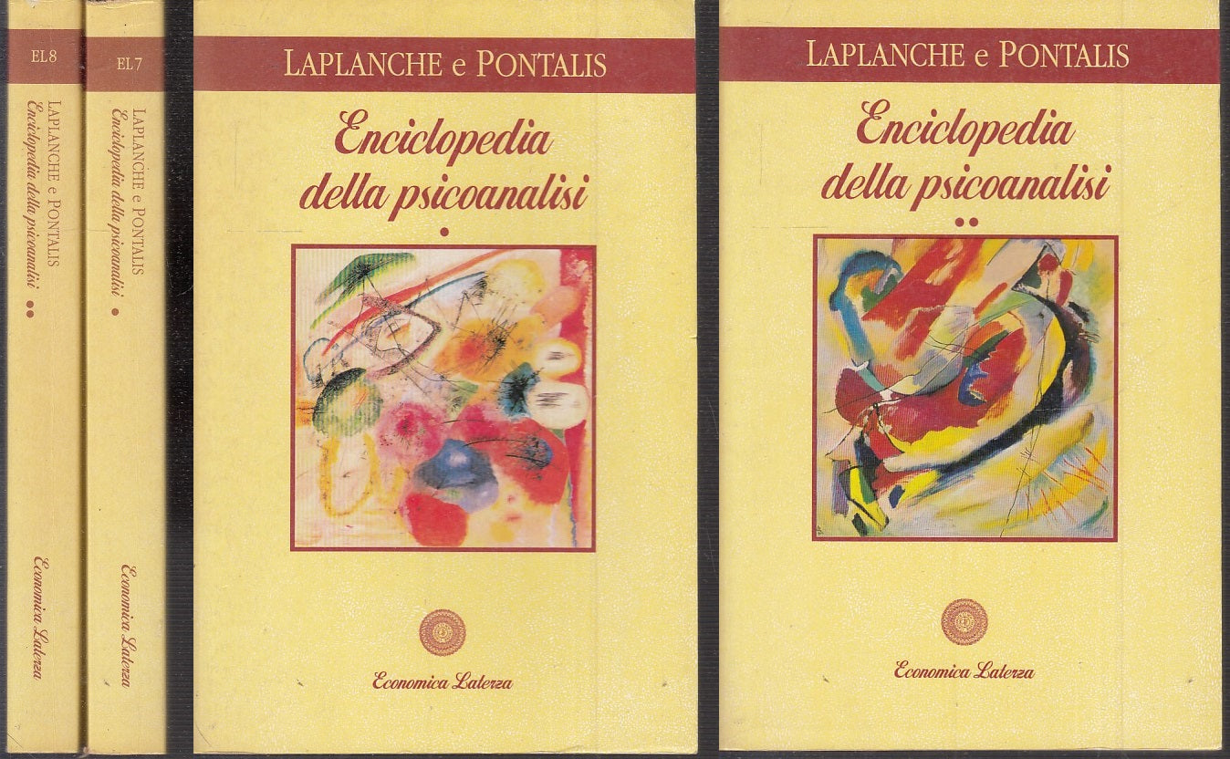 LS- ENCICLOPEDIA DELLA PSICOANALISI 1/2 - LAPLANCHE - LATERZA --- 1993 - B - XTS