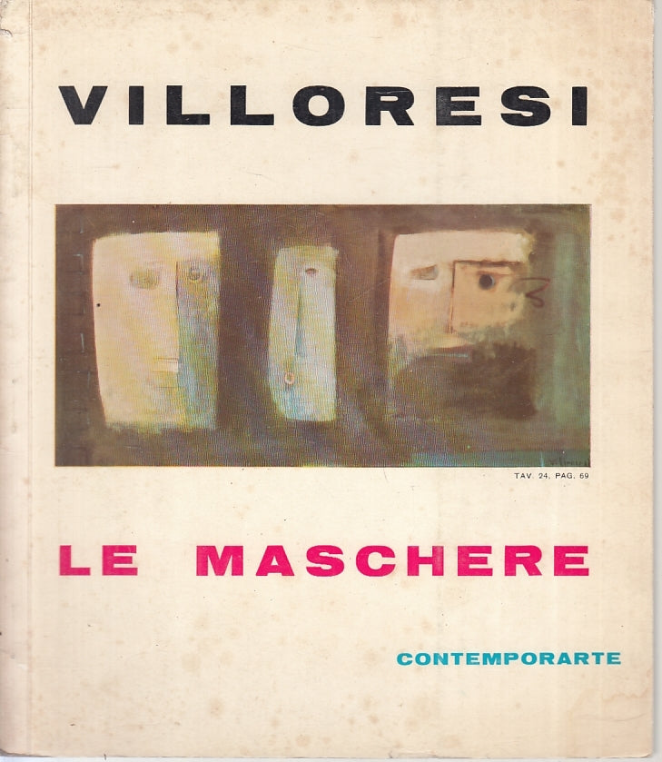 LT- FRANCO VILLORESI LA MASCHERE -- CONTEMPORART- QUADERNI 5-- 1965- B- ZTT421