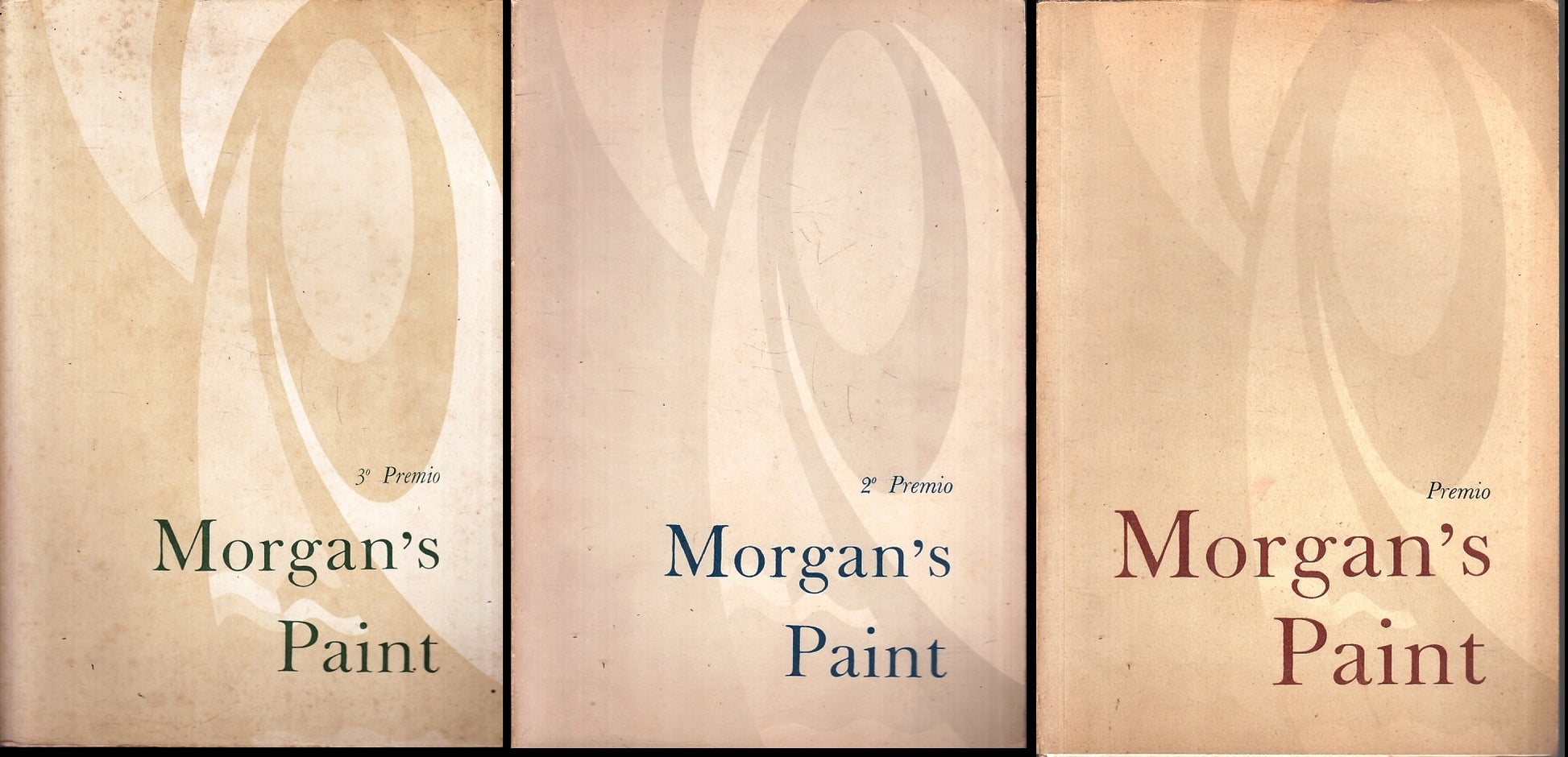 LT- PREMIO MORGAN'S PAINT 3 VOLUMI -- COLORIFICIO TOSCANO--- 1957- B- ZTT115