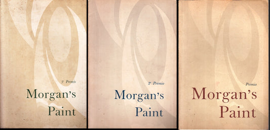 LT- PREMIO MORGAN'S PAINT 3 VOLUMI -- COLORIFICIO TOSCANO--- 1957- B- ZTT115