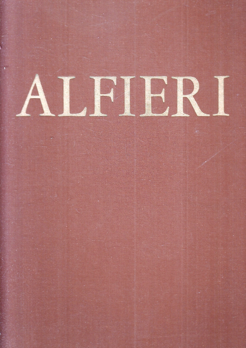 LT- ALFIERI OPERE - DOMENICO CARA - BERTIERI --- 1970 - C - YTT942